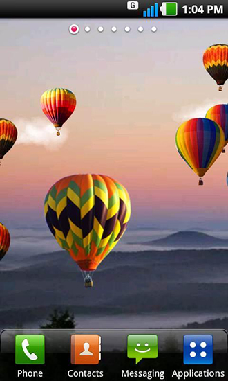 Full version of Android apk livewallpaper Hot air balloon for tablet and phone.