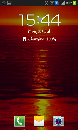 Full version of Android apk livewallpaper Hot sunset for tablet and phone.