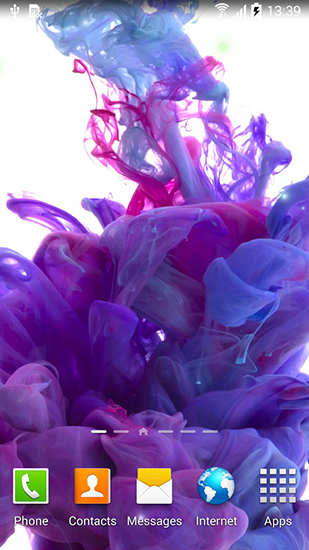 Full version of Android apk livewallpaper Ink in water for tablet and phone.