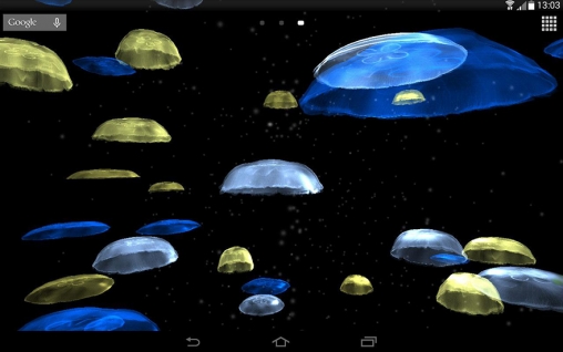 Full version of Android apk livewallpaper Jellyfishes 3D for tablet and phone.
