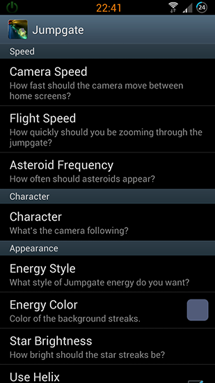 Full version of Android apk livewallpaper Jumpgate for tablet and phone.