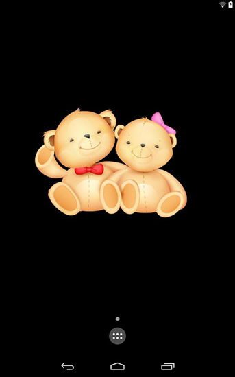 Full version of Android apk livewallpaper Live teddy bears for tablet and phone.