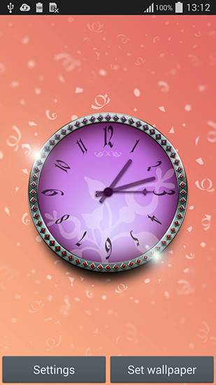 Full version of Android apk livewallpaper Magic clock for tablet and phone.