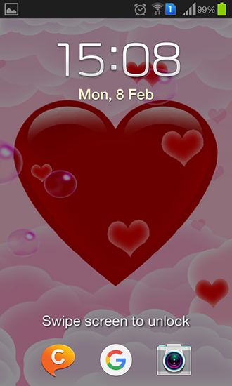 Full version of Android apk livewallpaper Magic heart for tablet and phone.