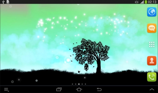 Full version of Android apk livewallpaper Magic touch for tablet and phone.
