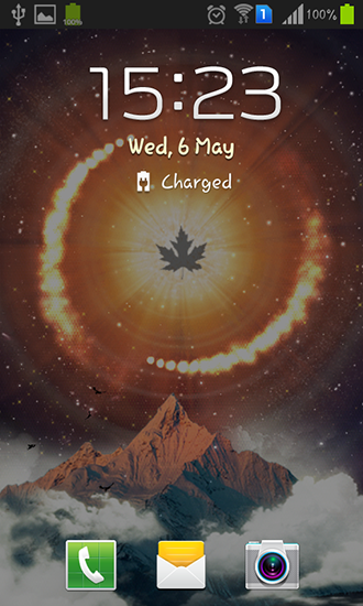 Full version of Android apk livewallpaper Maple leaf for tablet and phone.