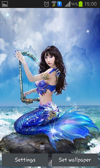 Full version of Android apk livewallpaper Mermaid for tablet and phone.