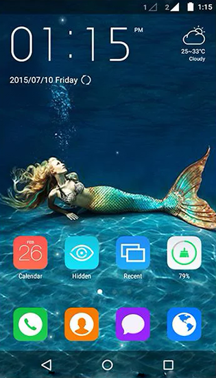 Full version of Android apk livewallpaper Mermaid by MYFREEAPPS.DE for tablet and phone.