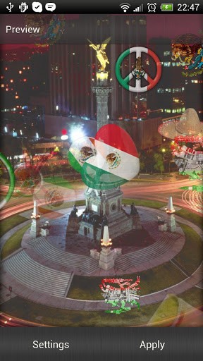 Full version of Android apk livewallpaper Mexico for tablet and phone.