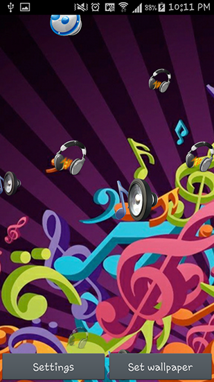 Full version of Android apk livewallpaper Music by Abc live studio for tablet and phone.