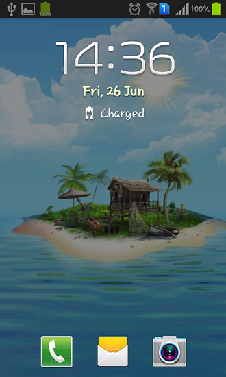 Full version of Android apk livewallpaper Mysterious island for tablet and phone.
