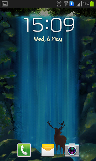 Full version of Android apk livewallpaper Mystic waterfall for tablet and phone.