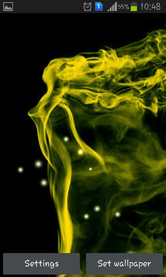 Full version of Android apk livewallpaper Neon smoke for tablet and phone.