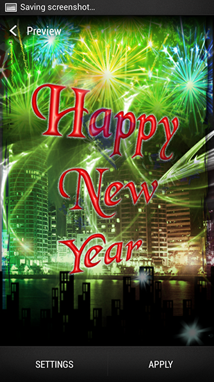 Full version of Android apk livewallpaper New Year for tablet and phone.
