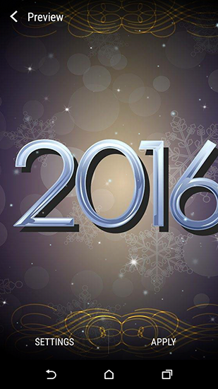 Full version of Android apk livewallpaper New Year 2016 by Wallpaper qhd for tablet and phone.