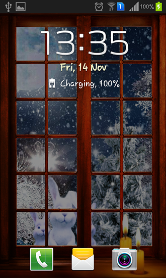 Full version of Android apk livewallpaper New Year night for tablet and phone.