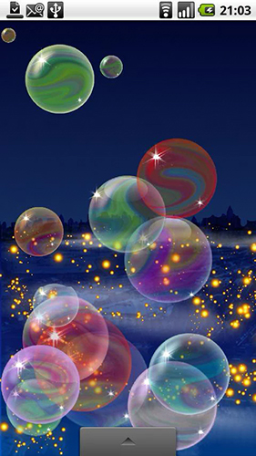 Full version of Android apk livewallpaper Nicky bubbles for tablet and phone.
