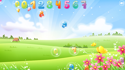 Full version of Android apk livewallpaper Number bubbles for kids for tablet and phone.