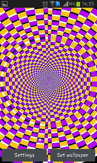 Full version of Android apk livewallpaper Optical illusions for tablet and phone.