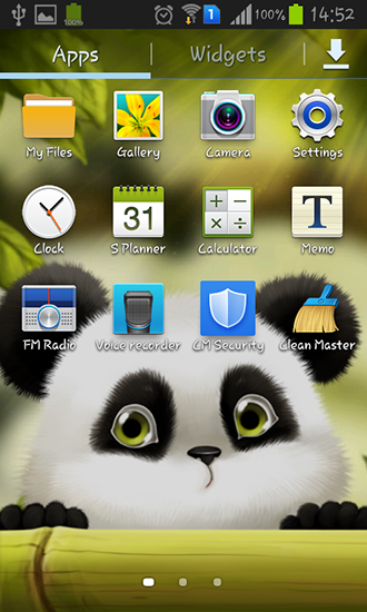 Full version of Android apk livewallpaper Panda for tablet and phone.