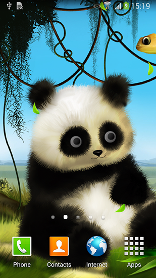 Full version of Android apk livewallpaper Panda by Live wallpapers 3D for tablet and phone.