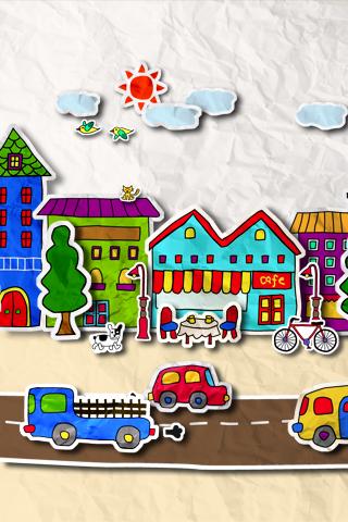 Full version of Android apk livewallpaper Paper town for tablet and phone.
