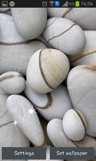Full version of Android apk livewallpaper Pebbles for tablet and phone.
