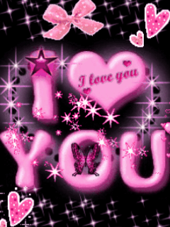 Full version of Android apk livewallpaper Pink: I love you for tablet and phone.
