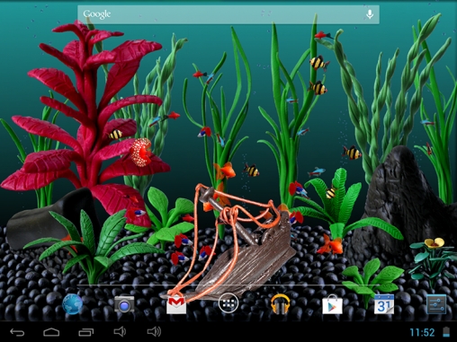 Full version of Android apk livewallpaper Plasticine aquarium for tablet and phone.