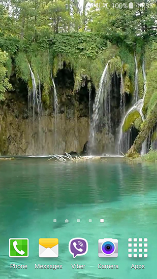 Full version of Android apk livewallpaper Plitvice waterfalls for tablet and phone.