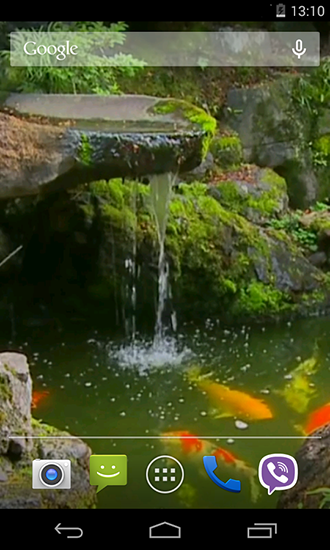 Full version of Android apk livewallpaper Pond with Koi for tablet and phone.