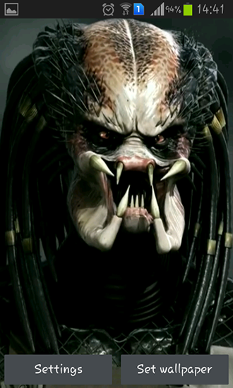 Full version of Android apk livewallpaper Predator 3D for tablet and phone.