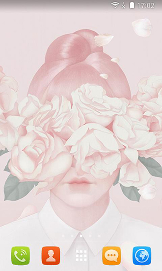 Full version of Android apk livewallpaper Quiet flower for tablet and phone.