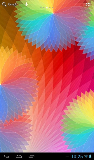 Full version of Android apk livewallpaper Rainbow colors for tablet and phone.