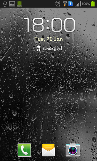Full version of Android apk livewallpaper Raindrops for tablet and phone.