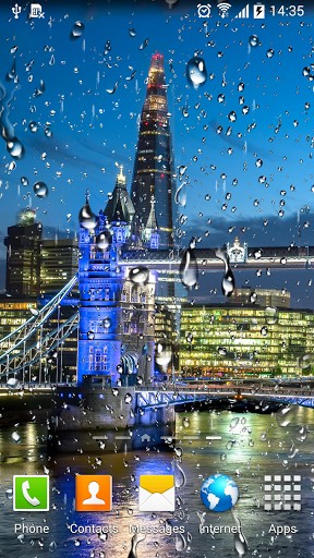 Full version of Android apk livewallpaper Rainy London for tablet and phone.