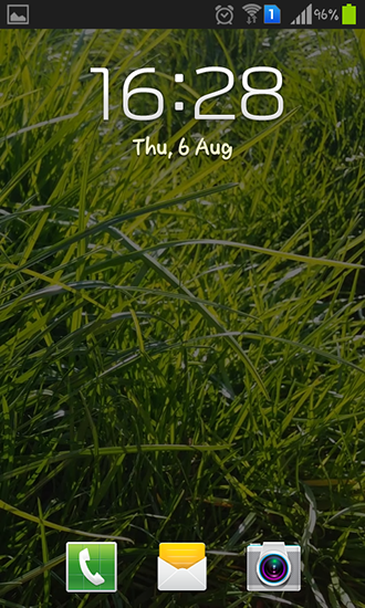 Full version of Android apk livewallpaper Real grass for tablet and phone.