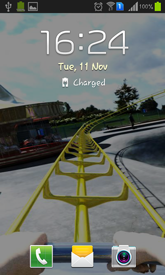 Full version of Android apk livewallpaper Roller coaster for tablet and phone.