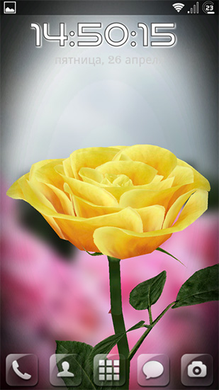 Full version of Android apk livewallpaper Rose 3D for tablet and phone.