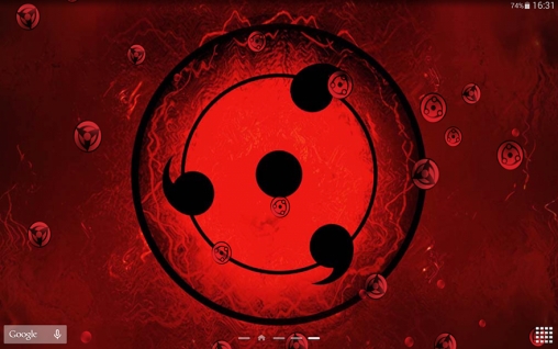 Full version of Android apk livewallpaper Sharingan for tablet and phone.