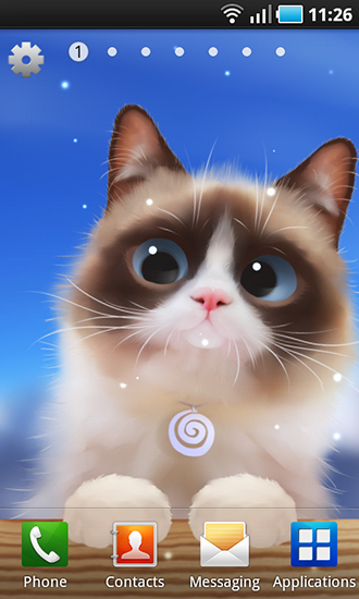 Full version of Android apk livewallpaper Shui kitten for tablet and phone.