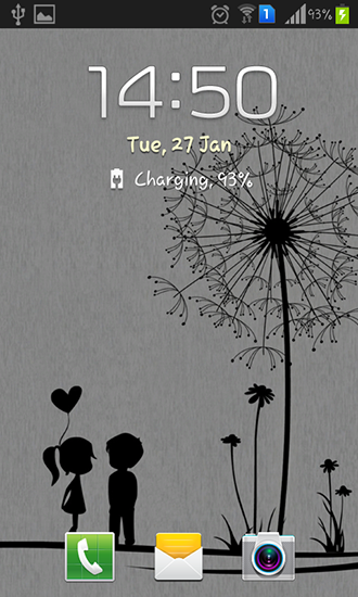 Full version of Android apk livewallpaper Simple love for tablet and phone.