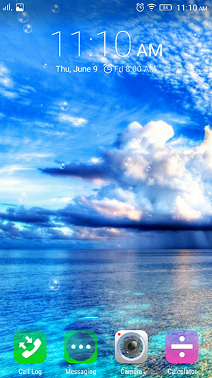 Full version of Android apk livewallpaper Sky and sea for tablet and phone.