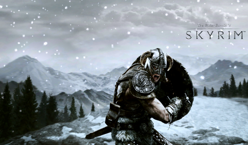 Full version of Android apk livewallpaper Skyrim for tablet and phone.