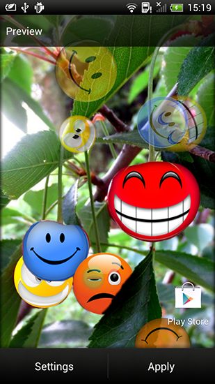 Full version of Android apk livewallpaper Smiles for tablet and phone.