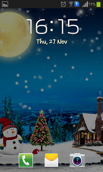 Full version of Android apk livewallpaper Snowfall for tablet and phone.