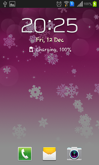Full version of Android apk livewallpaper Snowflake for tablet and phone.