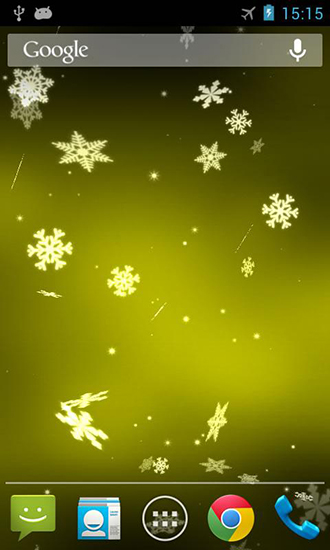 Full version of Android apk livewallpaper Snowflake 3D for tablet and phone.