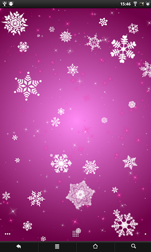 Full version of Android apk livewallpaper Snowflakes for tablet and phone.