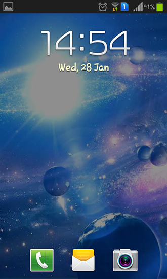 Full version of Android apk livewallpaper Space galaxy for tablet and phone.